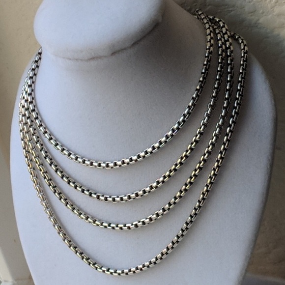 David Yurman 36mm Wide Box Chain 